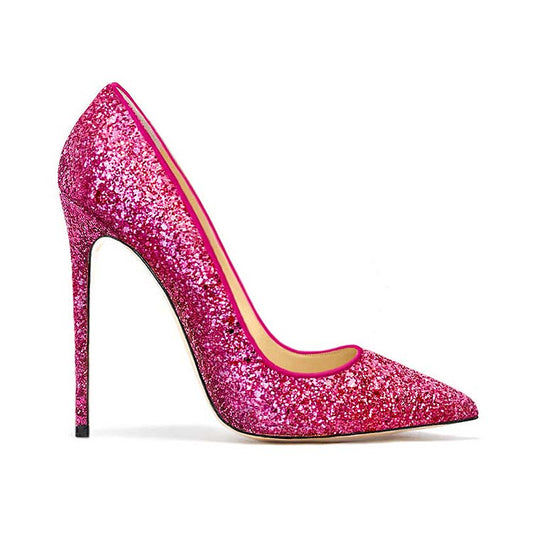 CHRISTINE GLITTER FUXIA